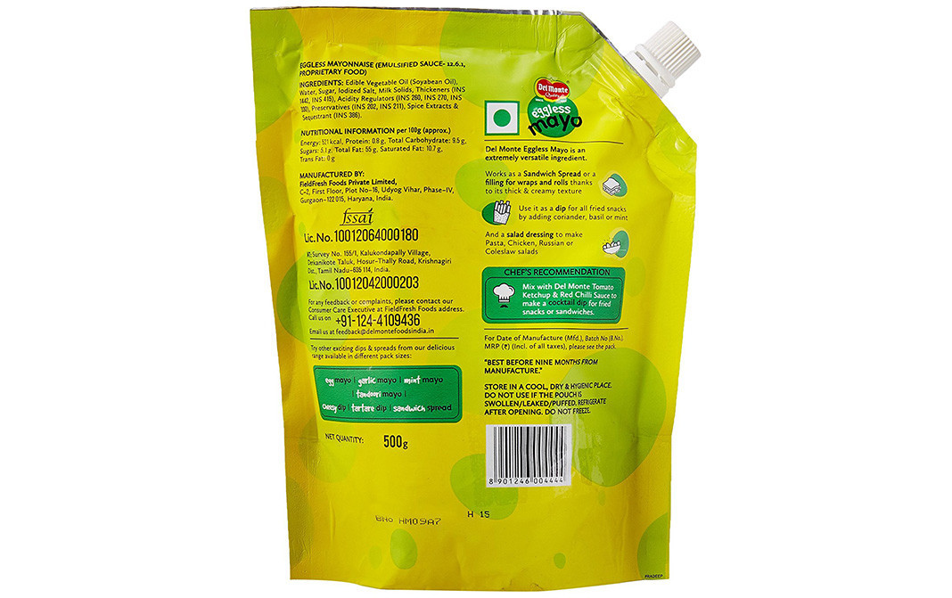 Eggless Mayonnaise Nutrition Facts Besto Blog